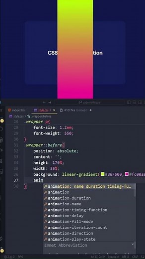 Create a Smooth CSS Card Border Animation | HTML & CSS #webdesign #webdevelopment #htmlcss