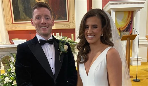 First snap from GAA legend Conor McManus' wedding to Hannah Gallagher
