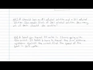 Solving A System Of Linear Equations In Two Variables - Problem 8