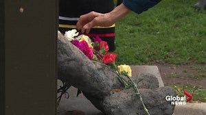Memorial in downtown Edmonton mourns those who died due to homelessness