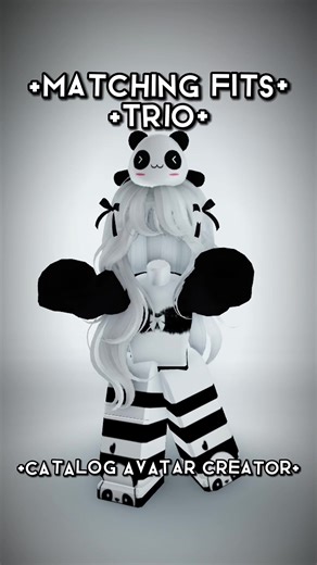 Matching Avatar Trio Outfits in Roblox