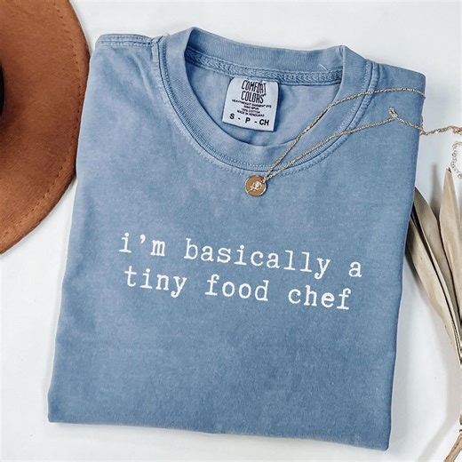 Tiny Food Chef Shirt - Funny Miniature Food Lover Tshirt, Gift for Miniature Food Maker, Dollhouse Food Artist Gift, Comfort Colors - Etsy