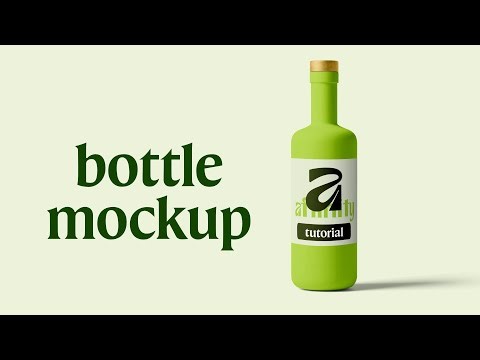 You don't need AI to get amazing bottle mockups in Affinity - you are the master