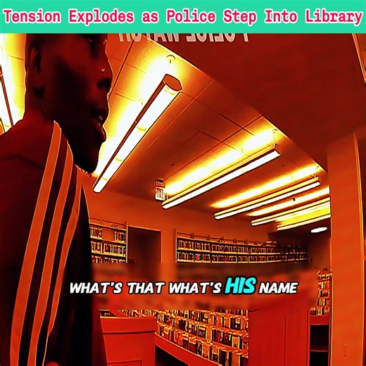 Tension Explodes as Police Step Into Library | Video Cop Viral