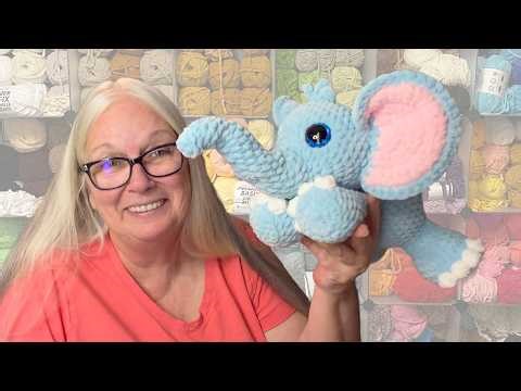A Splooting Elephant! Nick! Tigger and More Crochet Plushies