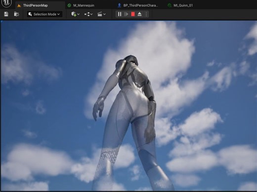 虚幻引擎5.5 ！制作角色透明效果 |玩家遮挡教程！