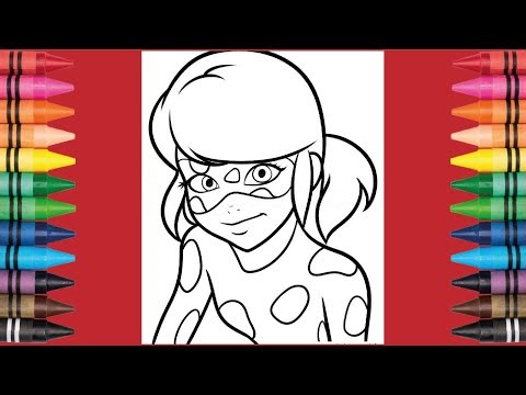 How to Colour Ladybug | Miraculous Coloring with Markers | Happy Coloring World