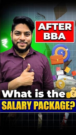After BBA in 2025 What Salary Package Can You Expect?🤔#shorts #bba