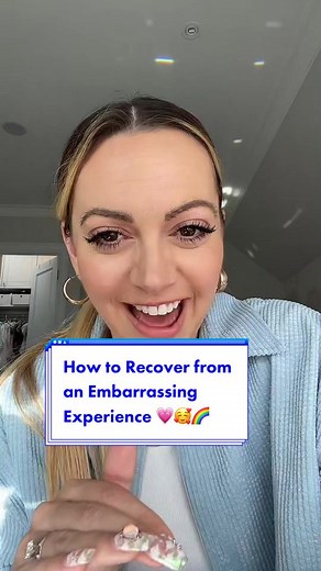 How to Recover from an Embarrassing Experience 💗🥰🌈