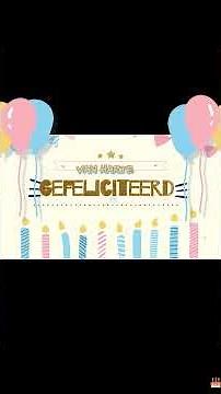 Fijne Verjaardag Voor Jou 🎂 | Van Harte Gefeliciteerd! 🎉 Verjaardagsliedje 2025 #gefeliciteerd#lied