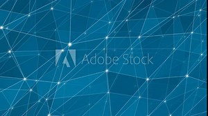 Motion lines a dynamic layout of connected triangles in an abstract technology background. Triangle grid abstract triangular shapes connected in a hypnotic geometry pattern Stock Video