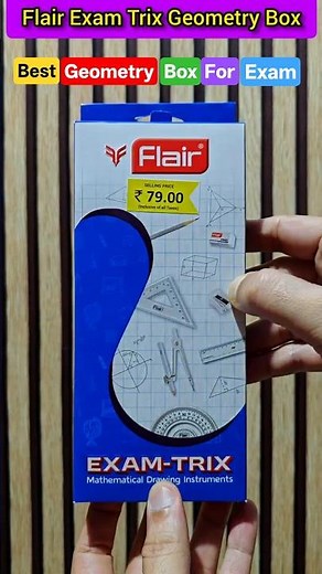Flair Exam Trix Transparent Geometry Box Unboxing And Review