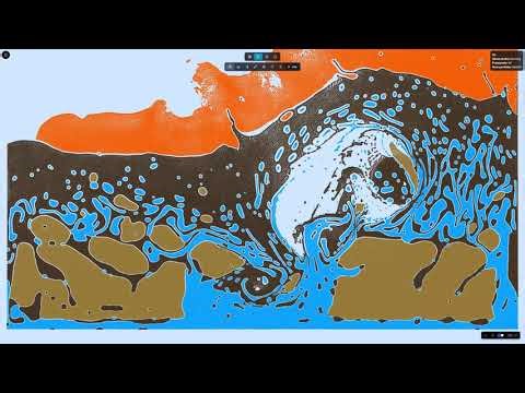 Combined MPM & SPH for Liquid Simulation