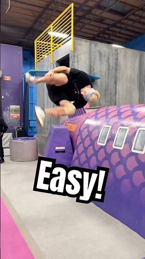 How to do the easiest flip! (Webster tutorial) #tutorial #freerunning