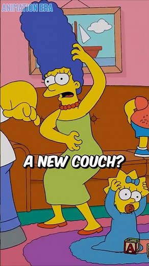 What Happens When The Simpsons Buy A New Couch? #thesimpsons