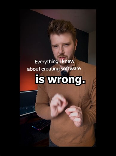 Everything I knew about creating software is wrong and I can now build it all with lovable #learntocode #webdevelopment #ai #vibecoding #lovable