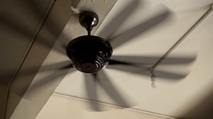 footage of fan are turning on