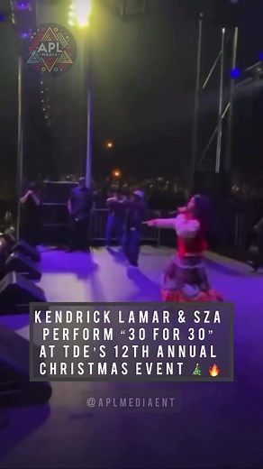 Kendrick Lamar and SZA's Stunning Live Performance
