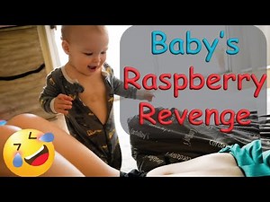 Baby Gives Mom Raspberries! 😂 😍