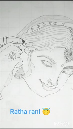 😍 Bride Sketching Progress | Most Satisfying Pencil Art | #Shorts #radha #rathakrishnan