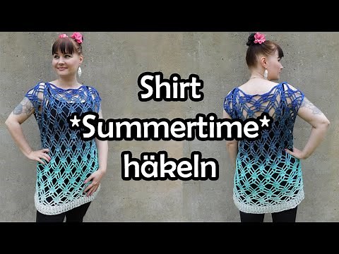 Crochet shirt *SUMMERTIME* - Romy Fischer crochet pattern