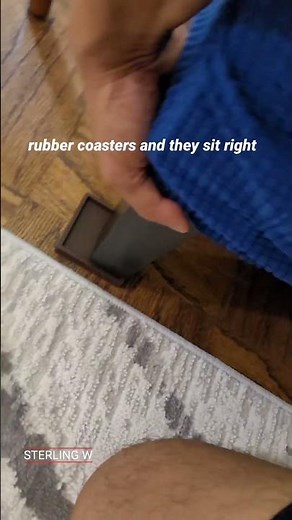 how to stop my sofa and bed from sliding around and scratching my hardwood floors
