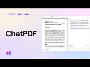9-1 Tools: ChatPDF - Sider