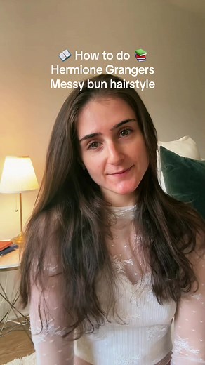 How to Do Hermione Granger's Messy Bun Hairstyle