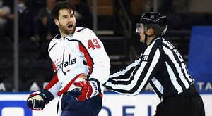 Capitals' Tom Wilson leaves game vs. Rangers with upper-body injury