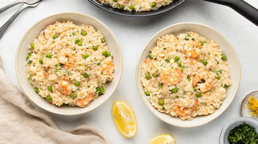 Seafood Risotto Al Limone (With Shrimp And Crab) Recipe - Mashed