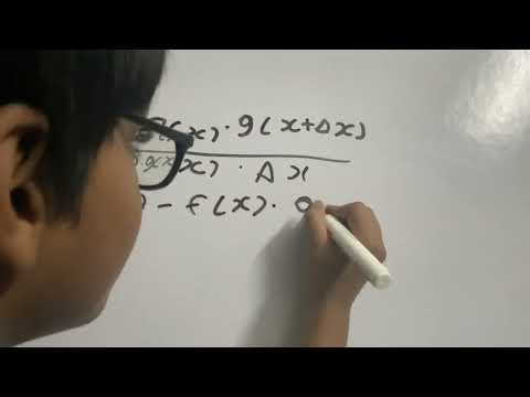 Quotient Rule Proof - Derivative