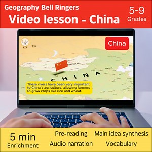 Geography bell ringer video (4 min) - China - Middle school