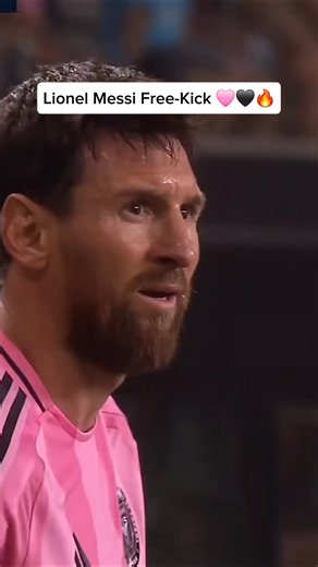 🤩⚽️ Lionel Messi Scores a Free-Kick to Equalize for Inter Miami! 🩷🖤🔥👍