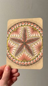 Project pack 28, day 9 by Zentangle Inc. is so inspiring! I made it my own way, of course (: #zentangle #mandala #zendala | Alena Light draws