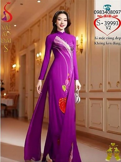 3 types of ao dai (traditional Vietnamese dress) for parties that are both youthful and elegant.