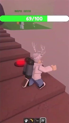 Mipan & Zuzuzu Chased by Giant Freddy's Worm in Roblox Tower [Part 3]