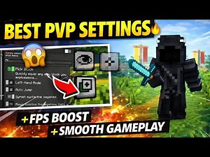 “Minecraft Bedrock BEST PVP SETTINGS (2026) | No Lag | Pro Aim”