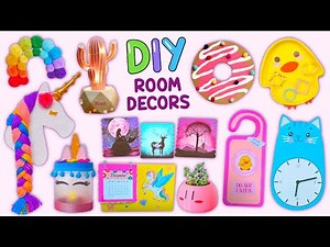 16 DIY ROOM DECOR IDEAS - Unicorn Room Decors - Cute Wall Decors - Easy and Cheap #roomdecor
