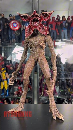 Listen to the Satisfying sounds Demogorgon makes 🤤🤤🤤 #asmr #closeup #demogorgon
