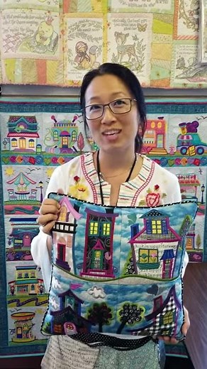 Jeanne Mulligan Previews Anita Goodesign Neighborhood Pillow Class