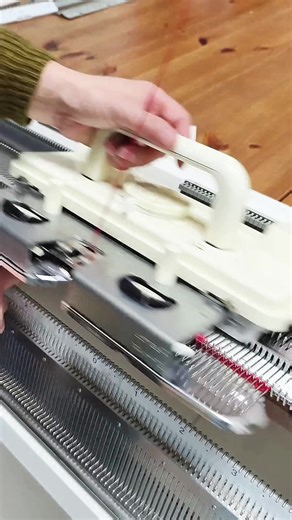 The Satisfying Flow of Knitting Machine Techniques