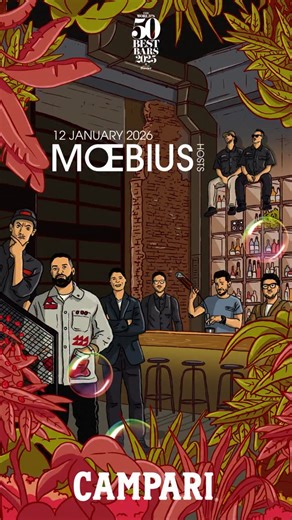 MŒBIUS on Instagram: "Made in Italy 🇮🇹🍸 On Monday the 12th, once the lights fade on the Bar Awards Gala by @redazione_bargiornale, the night is far from over 💃🕺 Moebius is ready to party, as at midnight we’ll be welcoming a powerful lineup of Italian bartending powerhouses stepping behind the bar for a proper all-star takeover: ⭐️ @faramarzpoosty & @dario_banche from @localefirenze (Florence) ⭐️ @ansony.murcia from @piano35_torino (Turin) ⭐️ @faustobigo & @riccailcarli from @jeffer_pisa (Pi
