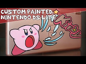 Kirby - Custom Painted Nintendo DS Lite
