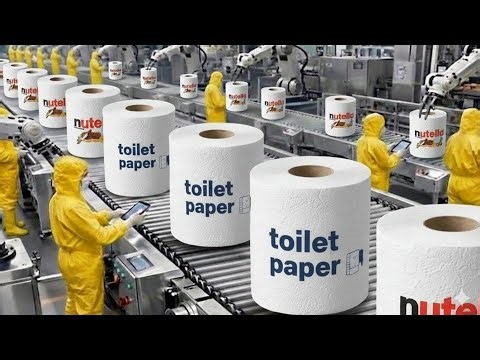 Inside the World’s Largest Toilet Paper Factory: How Toilet Paper Is Made | Full Process