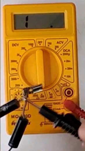 HOW TO TEST A MICROWAVE DIODE WITH A DIGITAL MULTIMETER