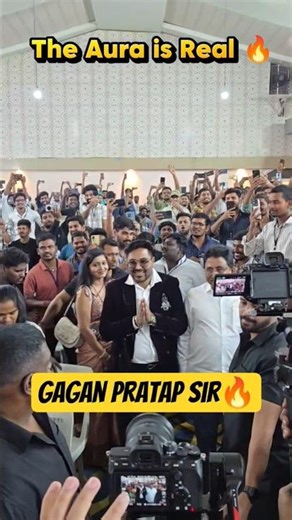 The Aura is Real 🔥 Gagan Pratap Sir #ssc #hydrabad #meetup #motivation