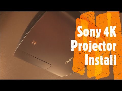 Sony VPL-VW325ES 4K Home Cinema Projector Install - Frisco, TX!