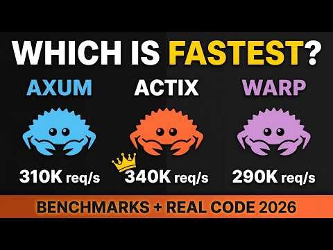 I Built the Same API in Axum, Actix, and Warp — Here's What the Benchmarks Actually Show