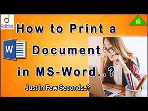 How to Print a Document