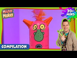 Mister Maker 🎨 Monster Halloween | FULL EPISODE COMPILATION - Arts & Crafts